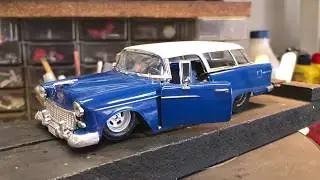 1/32 scale 55 Chevy Wagon/Nomad Die Cast Slot Car Conversion