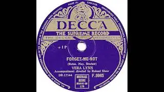 UK New Entry 1952 (7) Vera Lynn - Forget Me Not