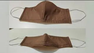 DIY Nose Wire at home : Reusable fabric Face Mask with nose wire/ Mask with nose clip