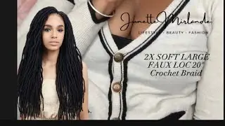 2X SOFT WAVY FAUX LOC 20