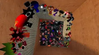 Nightmare Sprunki Nextbot Chase me in Maze Gmod !