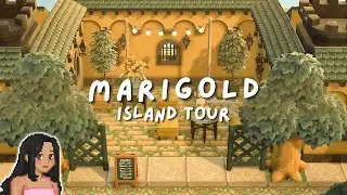 Yellow Themed Island - MARIGOLD | Island Tour | Animal Crossing New Horizons
