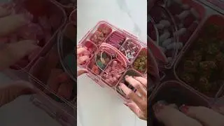 *ASMR* PINK CANDY TRAY RESTOCK! #asmr #restock #kitchen #snackideas #kitchenrestock #candy #pink