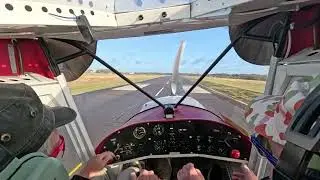 instruction en ULM à Vannes avec du vent de travers. Technique aujourd'hui ;))