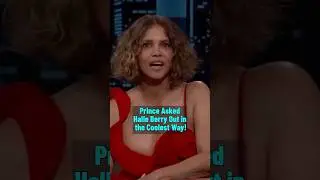 Prince Asked Halle Berry Out in the Coolest Way! 🎤 #shorts