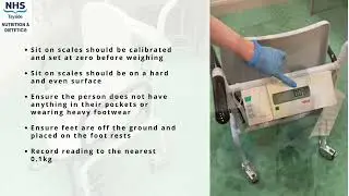 Obtaining weight and measuring height