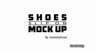 Slip On Sneakers Shoes Mock Up Simple PSD Review