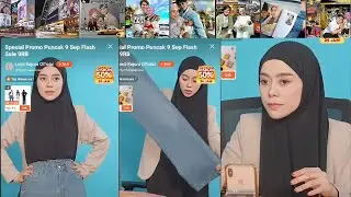 Cantik banget bunda l lagi live di shopee 9.9