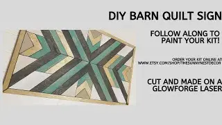 DIY Barn Quilt Sign Kit Tutorial