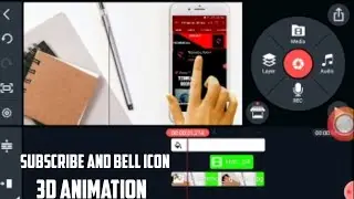 How To Make Subscribe And Bell Icon touching 3D Animation