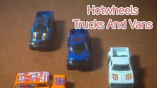 Hotwheels Trucks And Vans from 2025 Mainlines. Ford. Chevrolet, Dodge and More