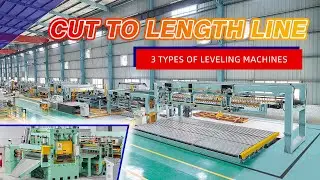 KINGREAL Cut To Length Line With High Precision Straightener | Metal Coil Cut To Length Machine