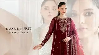 Xenia Formal Luxury Pret Collection'25 | Xenia Luxury Chiffon Ready to Wear Collection 2025 
