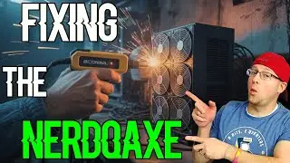 🛠 Ремонт Nerdqaxe++ Hydro | Экран Замена экрана и сломанной подставки #майнингбиткойнов 🛠