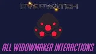 Overwatch - All Widowmaker Interactions + Unique Kill Quotes