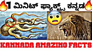 1 MIN FACTS IN KANNADA  | UNBELIEVABLE SHORT FACTS EPISODE 16 | SURENDRA VLOGGERS | #YouTubeShorts