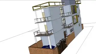3D DUPLEX HOUSE DESIGN 22&times;50