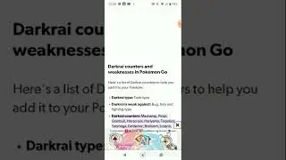 Best Darkrai Counters! pokemon go
