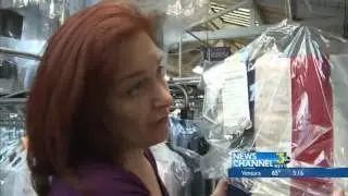 Ablitt's Fine Cleaners cleans flags for free