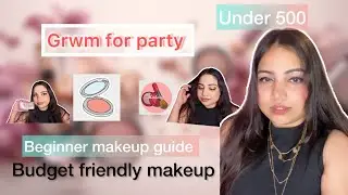 Makeup under 500 rs for dry skin girls / party makeup #makeup 