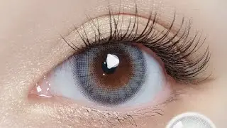 OLOLA contact lens review (Blow Midnight Gray color) Tagalog.