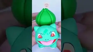 BULBASAUR #fondant #caketoppers #pokemon | Tutorial is available on my channel 💚