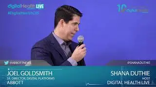 Interview Joel Goldsmith/Abbott - Digital Health Live Studio - #CES2019 #DHS19