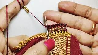 new saree border design #withoutkuchu # sareeborder // Nandana Creations //