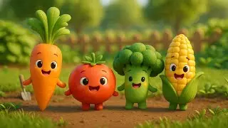 Vegetable Song 🥕🥦 | Learn Vegetables for Kids | Fun Learning