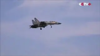 Chinese PLA Air Force J-16 air combat exercise
