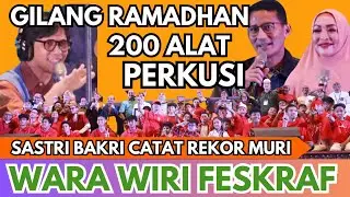 GILANG RAMADHAN MENCETAK REKOR MURI WARISAN BUDAYA DENGAN 200 ALAT MUSIK PERKUSI #2024