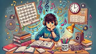 📚🎧 Board Exam Days: Padhai vs. Music | Student Life & Exam Struggles
