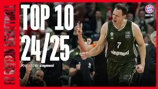 Top 10 Plays Saison 24/25 | powered by @siegmund | The best of the best from last season | FCBB