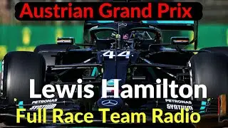 Lewis Hamilton FULL RACE Team Radio Austrian Grand Prix (Live Timings & Driver Tracker)