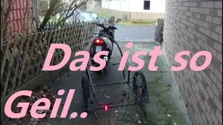 1 Teil..Rex RS 700 Bekommt seine Anhängerkupplung aufgesetzt und der Anhänger wird angeschlossen..