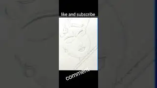 Hari Krishna drawing pencil sketch.