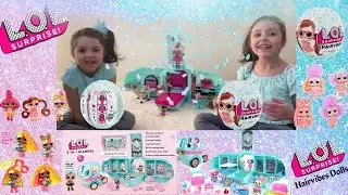 Hairvibes Dolls, the new  L.O.L. Surprise series & BIG OMG Glamper Truck House with Makeup Room
