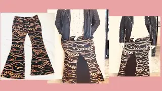 Very Simple Way of Transforming Pants into Maxi Skirt