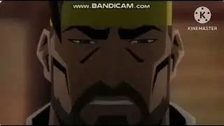 Charlie, Pierce and Que's Reaction to Scorpion's Rage Face 