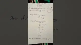 Ncert class 10 maths chapter 11 Area related to circle exercise 11.1 question number 3 solutions