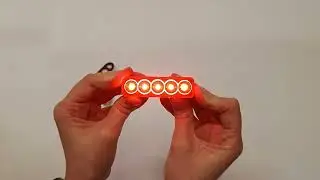 Відео огляд: Велоліхтар XFL-101-5LED, Велосипедний ліхтар з функцією мигалки