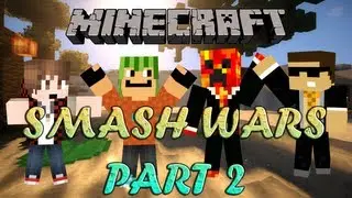 Minecraft SMASH Wars Part 2 w/ Bajan,Bodil40 and Preston