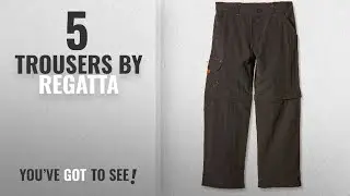 Top 10 Regatta Trousers [2018]: Regatta Boy's Sorcer Zip-Off Trousers