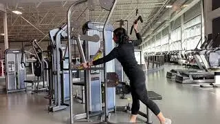 How to use the Cybex Lat Pull Down Machine