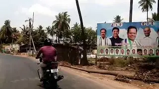 Palakoderu Village-West Godavari District as on 04.04.2018 on Bheemavaram to Attili Road-AP-India