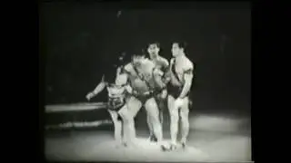 Фрагменты цирковой программы.  Soviet circus. Fragments of the circus program. Soviet circus