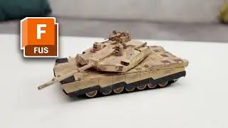 3D модель танку ABRAMS X 1/35 | Огляд