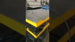 heavy duty precast vibration table // 4ft.by 6ft. #precast #boundry // 9123133593