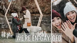 SHE SAID YES!! | Proposal and Storytime | Lesbian Couple