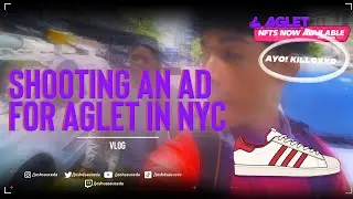 Shooting an Ad for Aglet Metaverse App Ft. KILLGXXD | WestNYC Sneakers in Manhattan, NY | Vlog [4K]